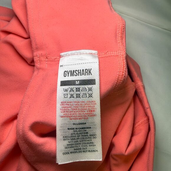 Gymshark Coral High-Waisted Leggings - Picture 2 of 5